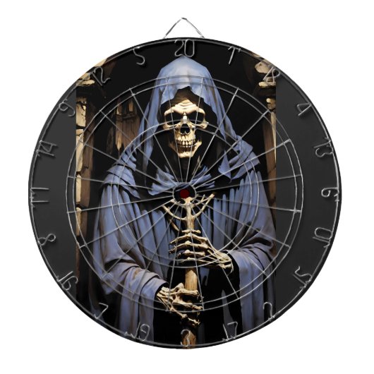 死神を突き上げる ダーツボード (正面)