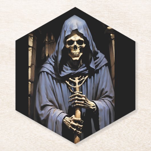 死神を突き上げる ペーパーコースター (正面)