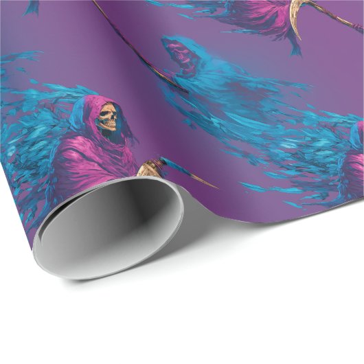 死神グロー – 死幽霊のよく出るの姿 ラッピングペーパー (ロールコーナー)