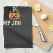 死神ジョブ大好きハロウィンデザイン キッチンタオル (四つ折り)