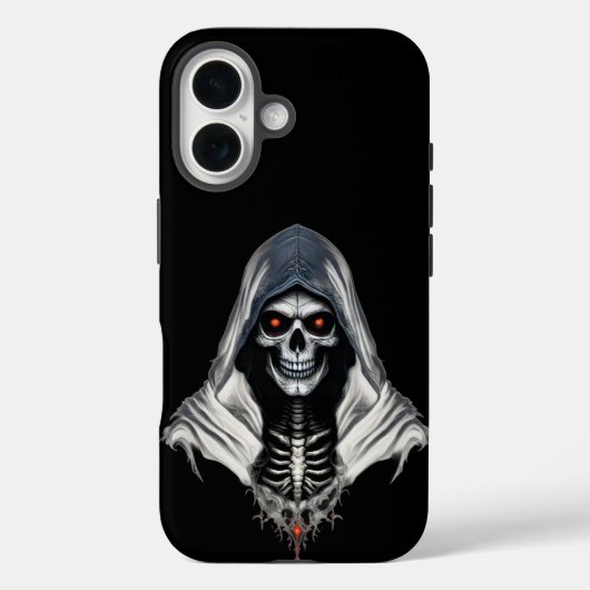 死神スカルタフ電話ケースiPhone 16 Case-Mate iPhoneケース (裏面)