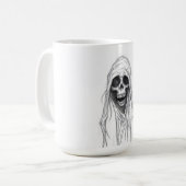 死神スケルトン コーヒーマグカップ (正面左)