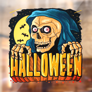 死神ドクロ ホラー ハロウィン ウィンドウサイン