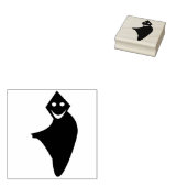 死神ハロウィンウッドアートスタンプ ラバースタンプ (押印)