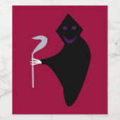 死神ハロウィンワインボトルラベル ワインラベル (シングルラベル)