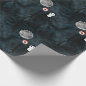 死神ハロウィーンの夜月 ラッピングペーパー (角)