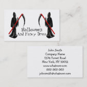 死神ハロウィーンドファンシーレス 名刺 (正面/裏面)