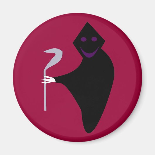 死神ハロウィーンマグネット マグネット (正面)