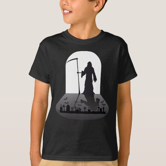 死神ハロウィーン Tシャツ (正面)