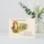 死神フルムーンフクロウ魔女の大釜 ポストカード (スタンド正面)