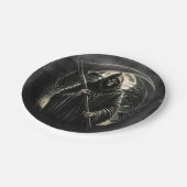 死神ブラックハロウィングランジの衣装パーティー ペーパープレート (アングル)