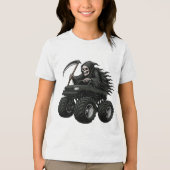 死神モンスタートラック トライブレンドTシャツ (正面)
