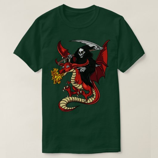 死神ライディングドラゴン Tシャツ (デザイン正面)