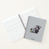 死神不気味墓地クロウゴシックハロウィーン ノートブック (内部)