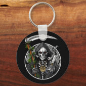 死神喫煙雑草キーチェーン キーホルダー (正面)