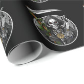 死神喫煙雑草怖い包み紙 ラッピングペーパー (ロールコーナー)