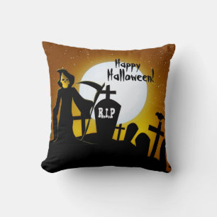 死神恐いハロウィン クッション