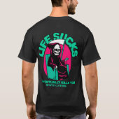 死神最低の衣服による生命 Tシャツ (裏面)