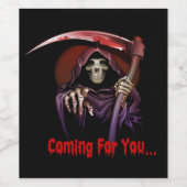 死神来はハロウィンだ ワインラベル (シングルラベル)