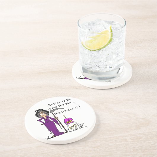 死神誕生日ユーモア コースター (側面)