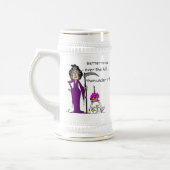 死神誕生日ユーモア ビールジョッキ (左)