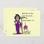 死神誕生日ユーモア ポストカード (正面/裏面)