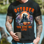 死神10月あなた与えの人生のハロウィーン Tシャツ