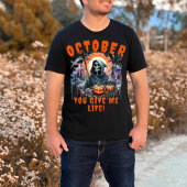 死神10月あなた与えの人生のハロウィーン Tシャツ