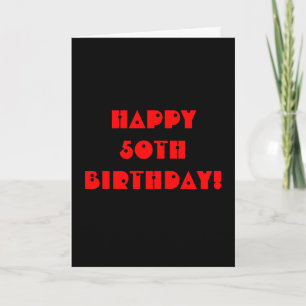 死神50th誕生日ブラックカード カード