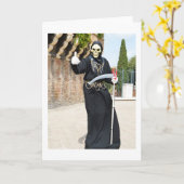 死神 カード (黄色い花)