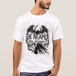 死神 | ダークゴシック 死神 グラフィック メンズ Tシャツ