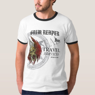 死神、旅行サービス、余りに Tシャツ