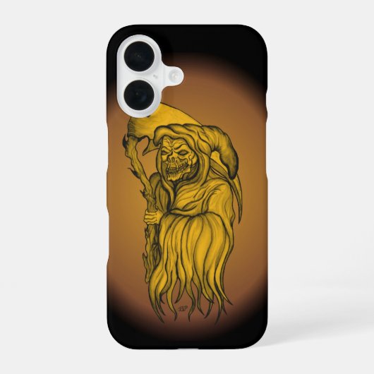 死神 - 死 iPhone 16ケース (裏面)