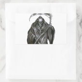 死神 長方形シール (バッグ)