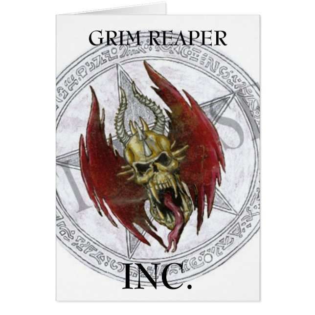 死神、INC. GREETINS CARD (正面)