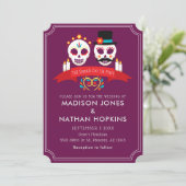 死糖スカルマゼンタ結婚の日 招待状 (スタンド正面)