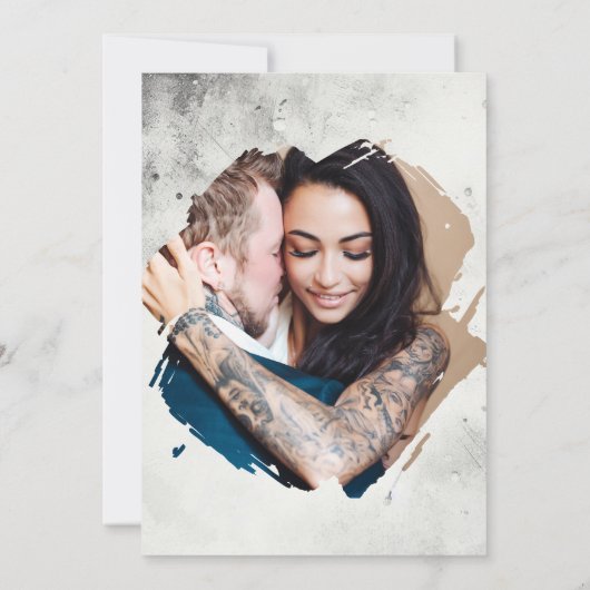 死結婚時まで 招待状 (裏面)