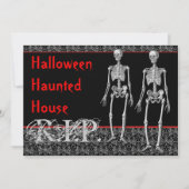 死者からのハロウィンのお化け屋敷の上昇 招待状 (正面)