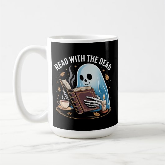 死者との夜の読書 コーヒーマグカップ (左)