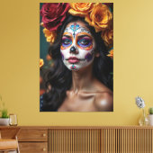 死者のバラ キャンバスプリント (インサイチュ (リビング))