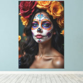 死者のバラ キャンバスプリント (インサイチュ (ウッドフロア))