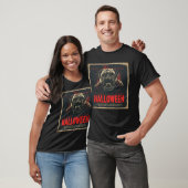 死者のパグ - ヴィンテージホラー ハロウィンポスター Tシャツ (ユニセックス)