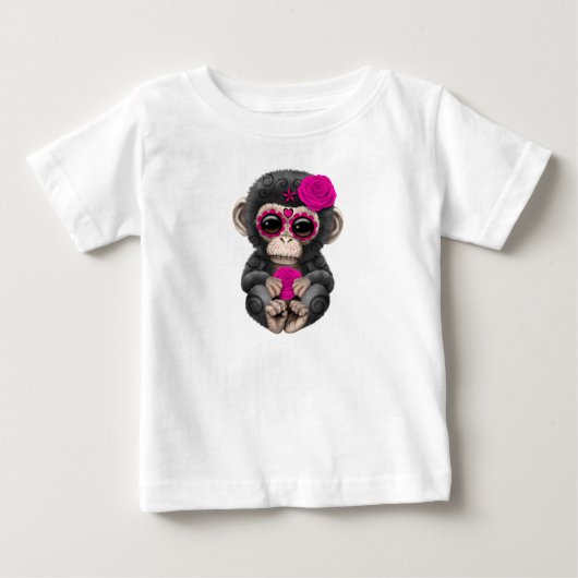 死者のピンクの日 ベビーTシャツ (正面)