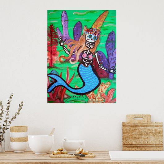 死者のポスター絵画の日 ポスター (キッチン)