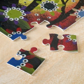 死者のロリ地方Everett_日、猫、スカル、パズル ジグソーパズル (側面)