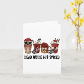 死者の中だがスパイス感謝の感謝祭秋 カード (黄色い花)