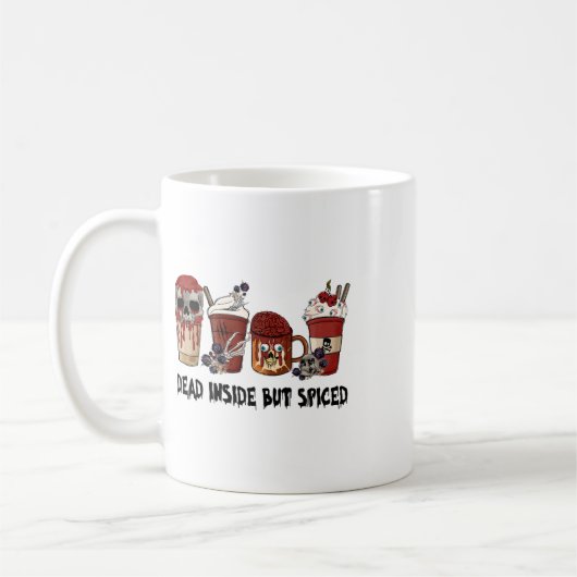 死者の中だがスパイス感謝の感謝祭秋 コーヒーマグカップ (左)