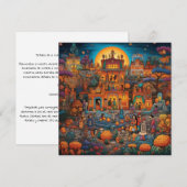 『死者の協奏曲』 招待状 (正面/裏面)