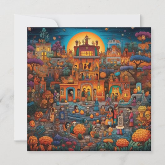 『死者の協奏曲』 招待状 (正面)