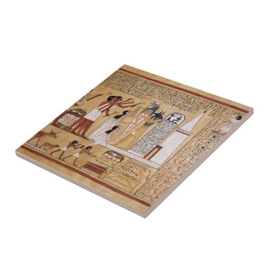 死者の口式の本の開始 タイル (側面)